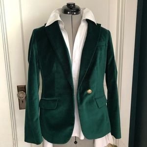 talbots green blazer